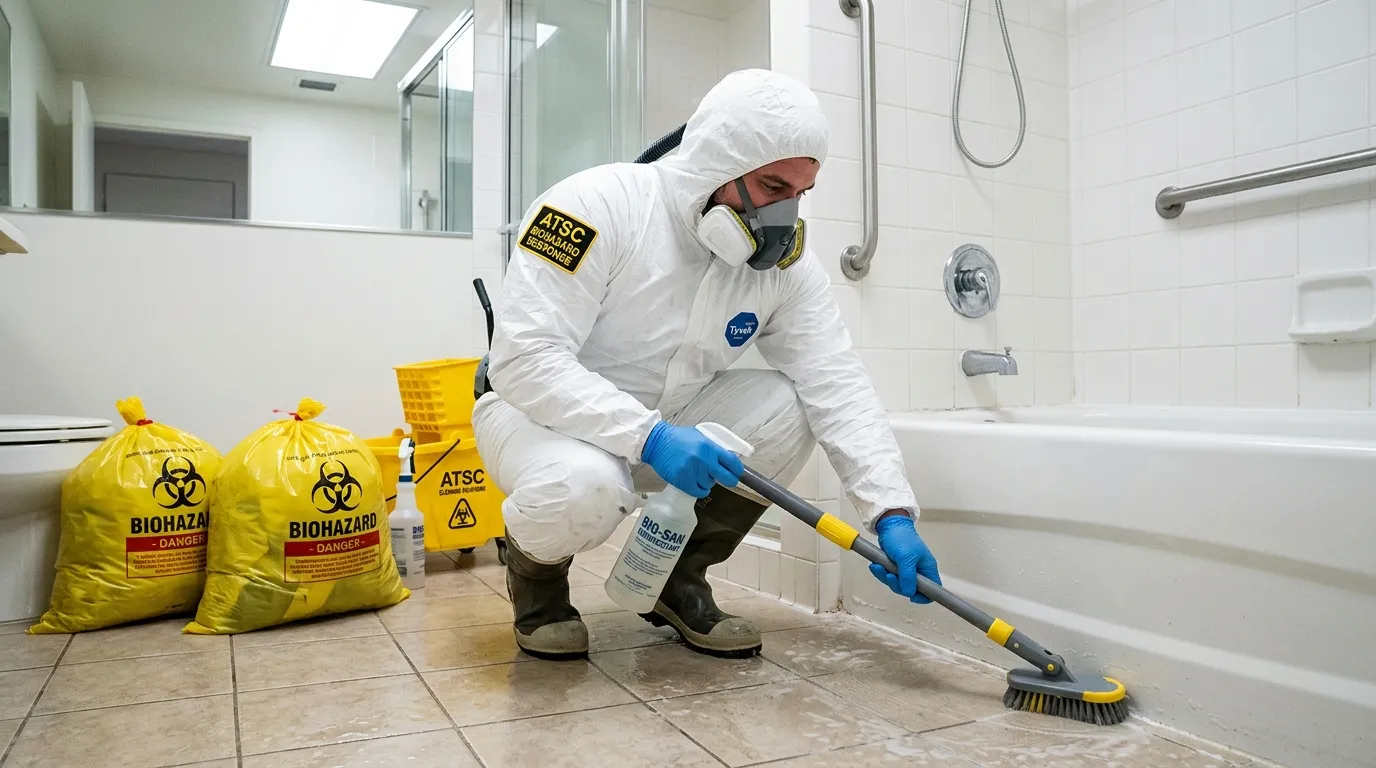 Decontamination equipment deployed for Blood Cleanup in West Kensington